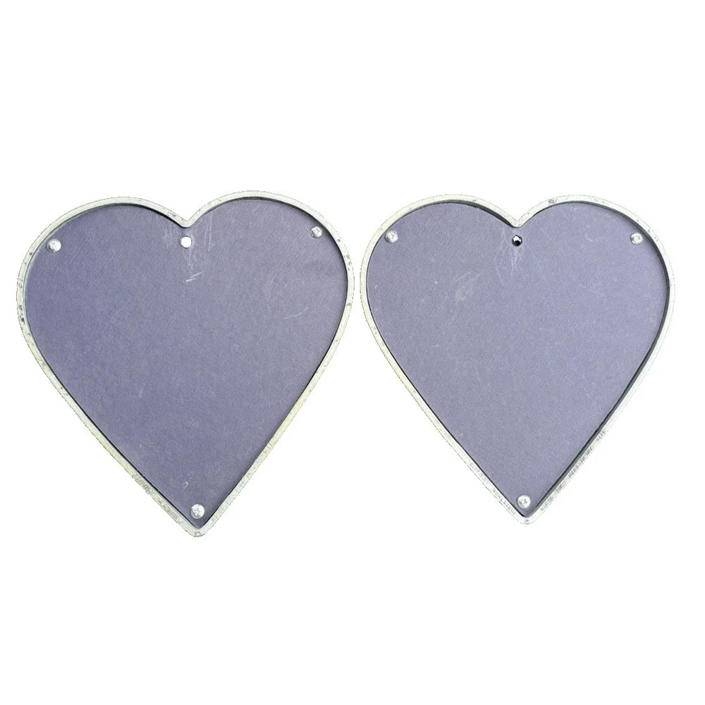 Homco Wall Hanging Hearts 1980 Love Grows Happy Hearts Set Of 2 Cottage Core Vtg